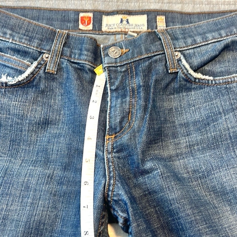 Y2K Juicy!Vtg Hip-HuggerJuicy Couture Jeans,Flared,Excellent Condition Size 31 - Picture 8 of 11